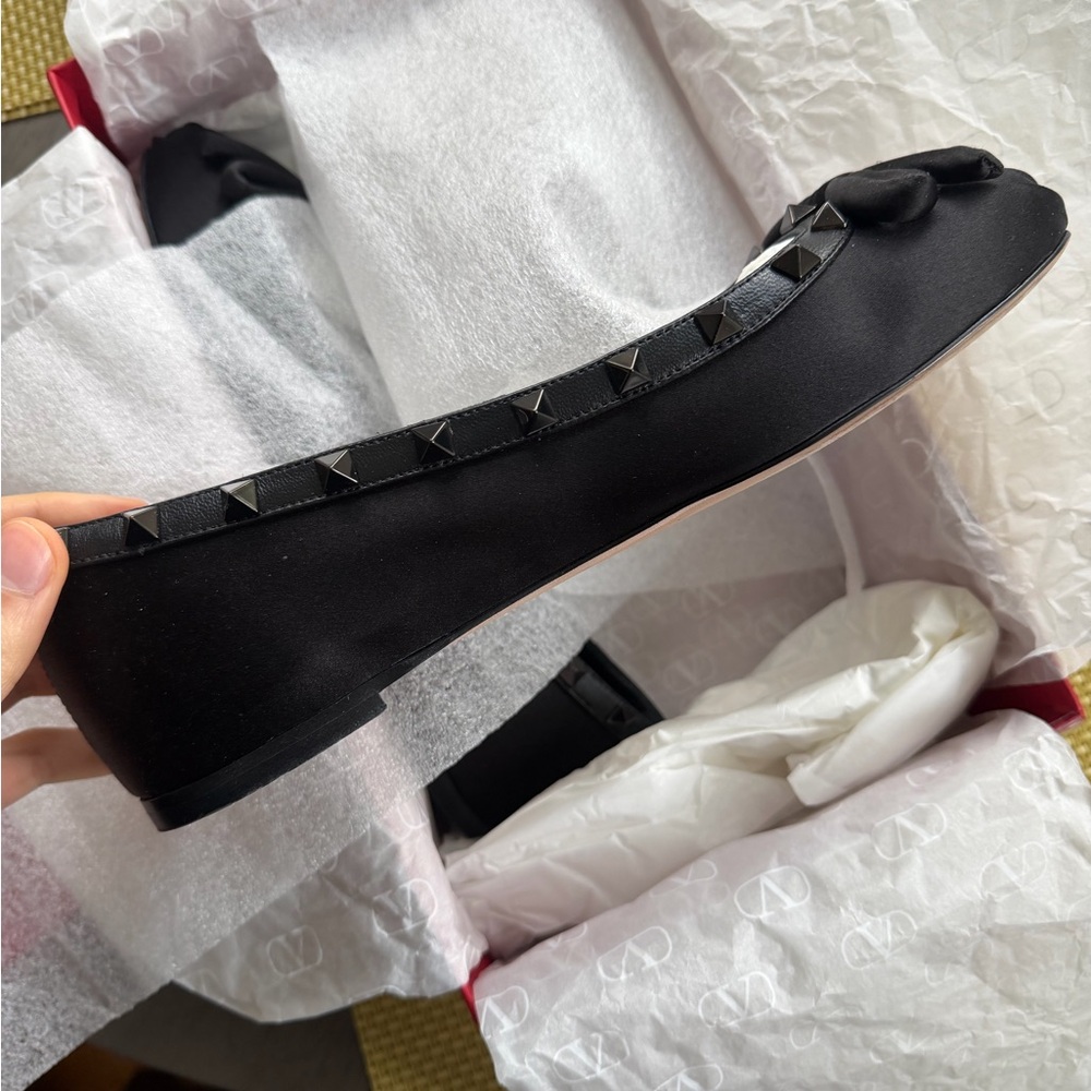 Valentino Garavani Rock Stud Ballet Flat - Picture 9 of 15